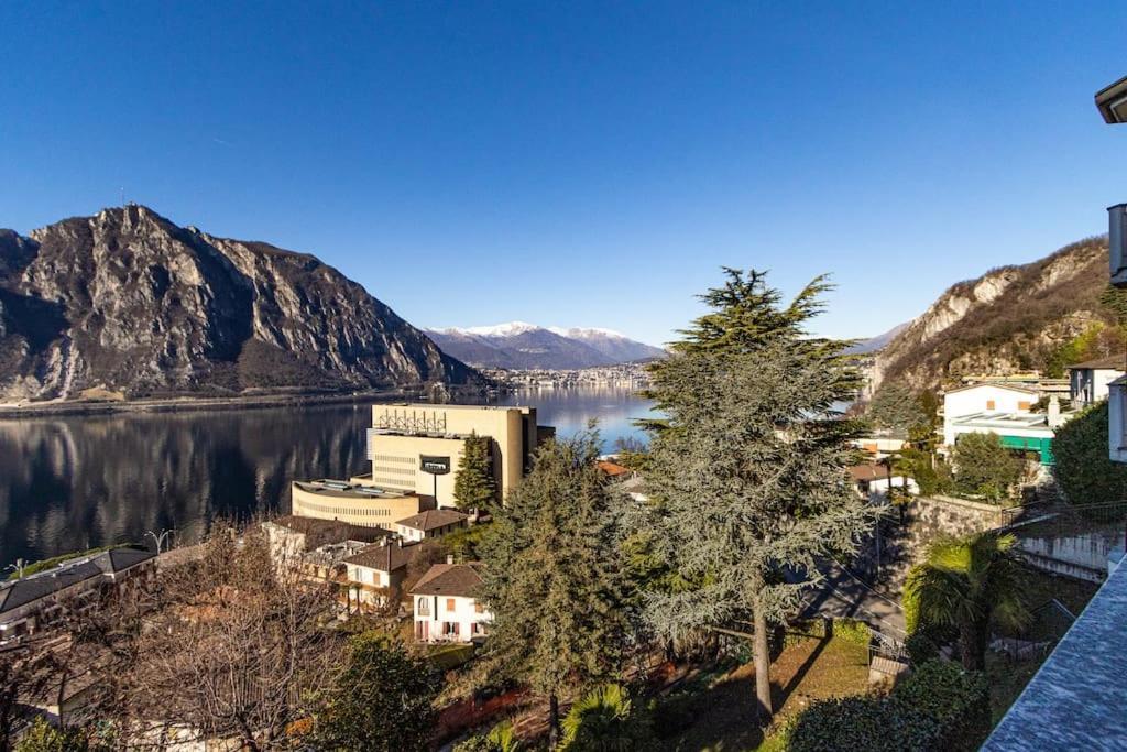 Wraparound Lake Views Bellavista Residence Campione d'Italia Exterior photo